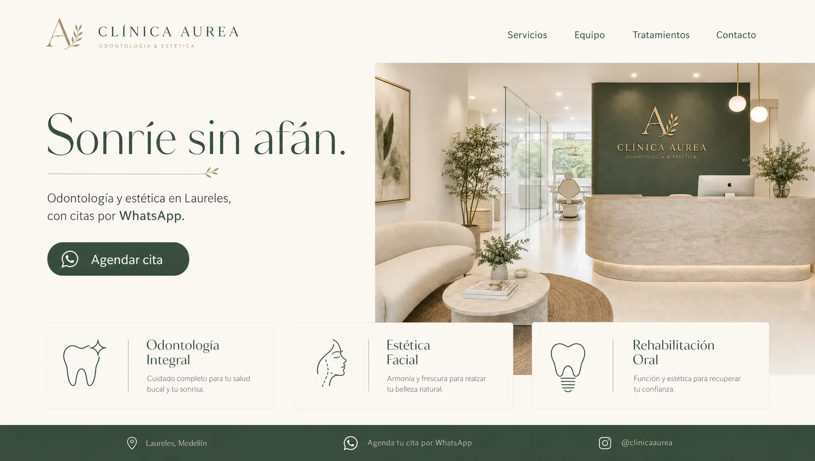 Concepto de diseño: Consultorio de salud y estética